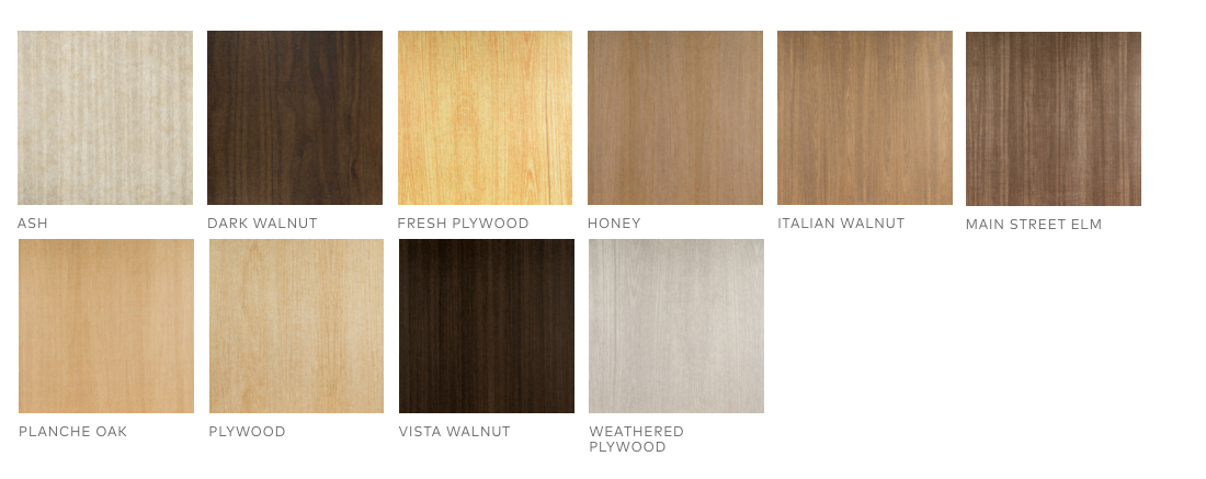 Acousticor texture options